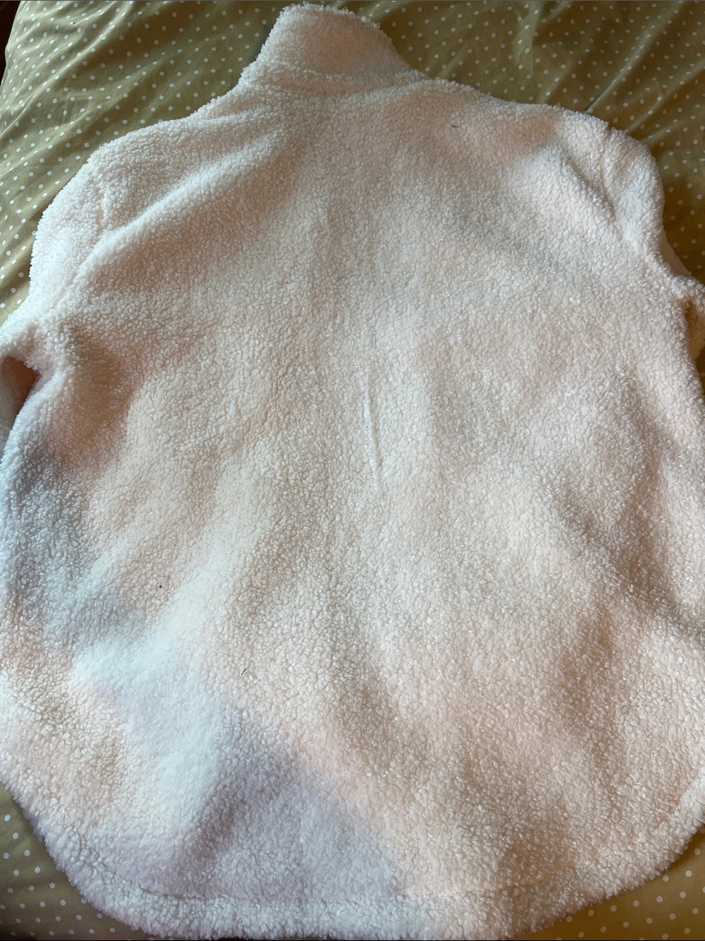 Plush Button-Front Jacket - Cream - Picture 5 of 5